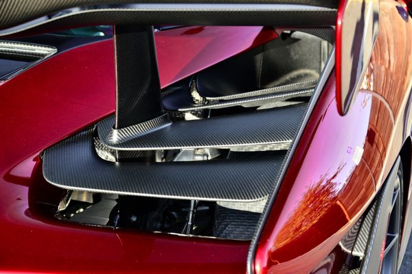 2019 McLaren Senna in Volcano Red, previously sold by Sandbox Motors