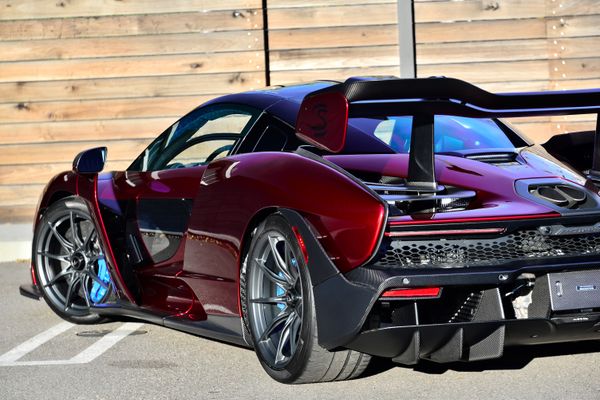 2019 McLaren Senna in Volcano Red, previously sold by Sandbox Motors