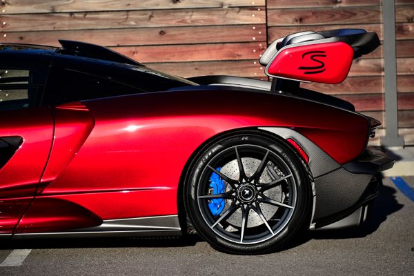 2019 McLaren Senna in Volcano Red, previously sold by Sandbox Motors