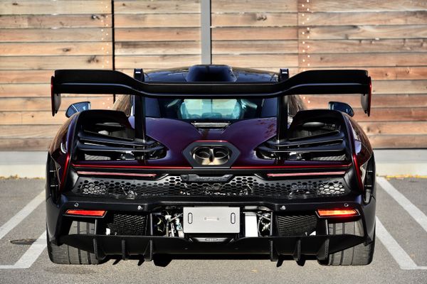 2019 McLaren Senna in Volcano Red, previously sold by Sandbox Motors