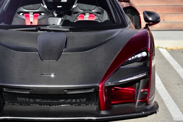 2019 McLaren Senna in Volcano Red, previously sold by Sandbox Motors
