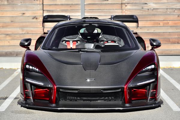 2019 McLaren Senna in Volcano Red, previously sold by Sandbox Motors