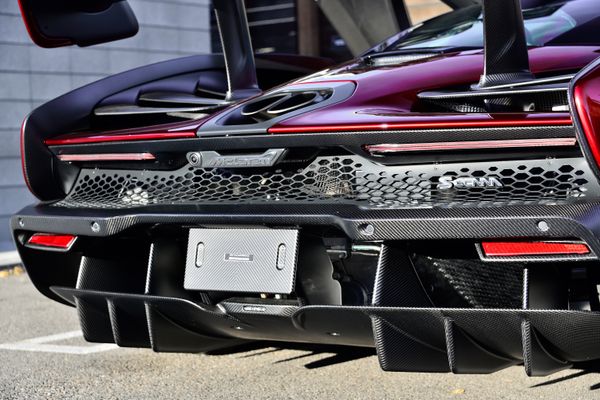 2019 McLaren Senna in Volcano Red, previously sold by Sandbox Motors