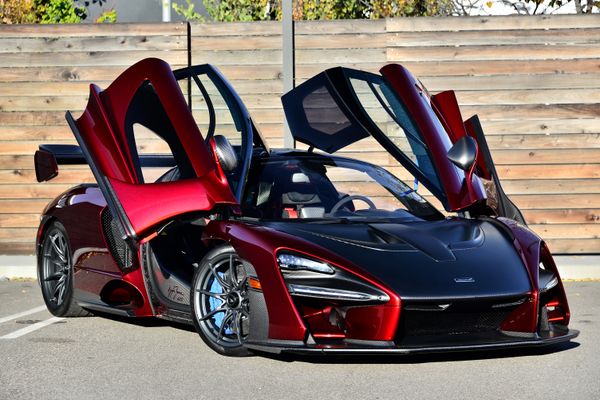 2019 McLaren Senna in Volcano Red, previously sold by Sandbox Motors