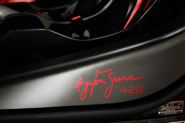 2019 McLaren Senna in Volcano Red, previously sold by Sandbox Motors