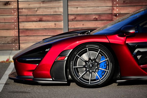 2019 McLaren Senna in Volcano Red, previously sold by Sandbox Motors