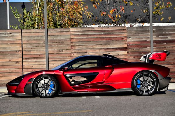 2019 McLaren Senna in Volcano Red, previously sold by Sandbox Motors