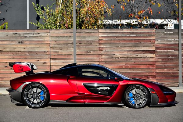 2019 McLaren Senna in Volcano Red, previously sold by Sandbox Motors