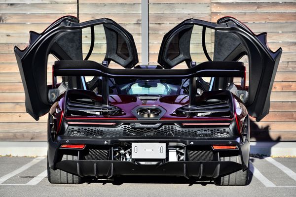 2019 McLaren Senna in Volcano Red, previously sold by Sandbox Motors