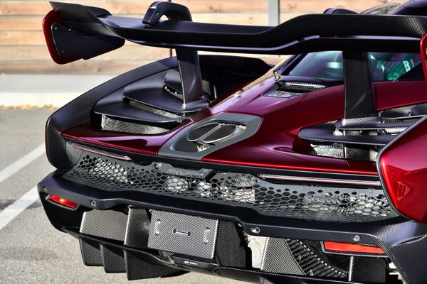 2019 McLaren Senna in Volcano Red, previously sold by Sandbox Motors