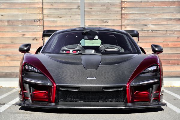 2019 McLaren Senna in Volcano Red, previously sold by Sandbox Motors