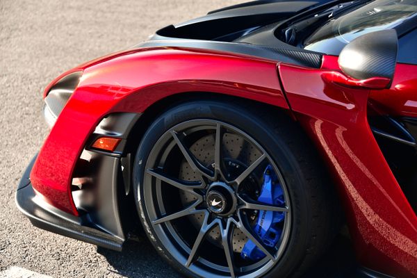 2019 McLaren Senna in Volcano Red, previously sold by Sandbox Motors