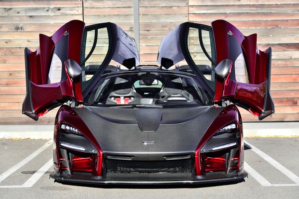 2019 McLaren Senna in Volcano Red, previously sold by Sandbox Motors