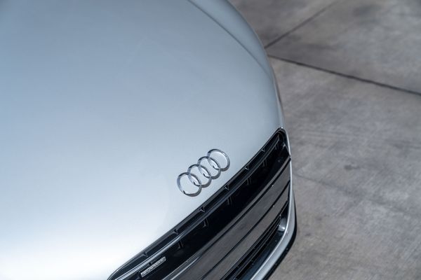 2014 Audi R8 V10 Spyder Quattro S Tronic in Ice Silver Metallic previously sold by Sandbox Motors