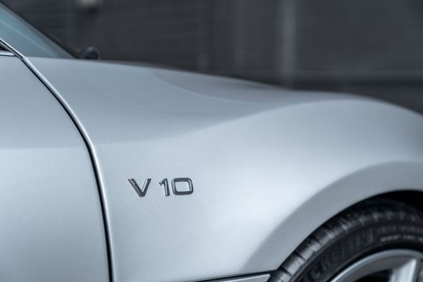 2014 Audi R8 V10 Spyder Quattro S Tronic in Ice Silver Metallic previously sold by Sandbox Motors