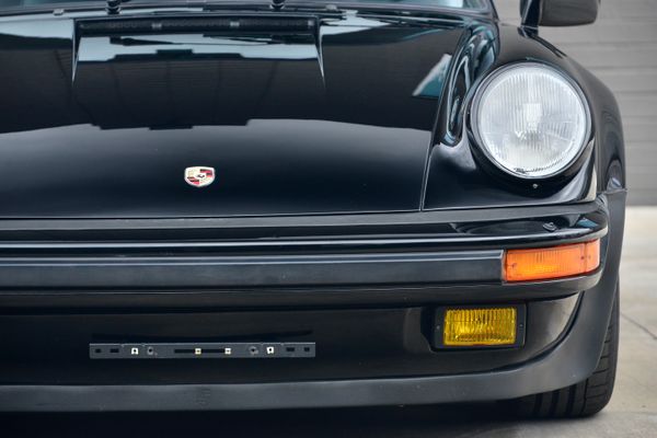 1985 Porsche 930 for sale and sold by Sandbox Motors. A stunning black Turbo Coupe.