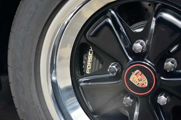 1985 Porsche 930 for sale and sold by Sandbox Motors. A stunning black Turbo Coupe.