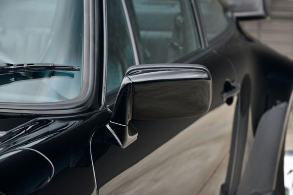 1985 Porsche 930 for sale and sold by Sandbox Motors. A stunning black Turbo Coupe.