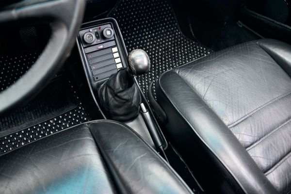 1985 Porsche 930 for sale and sold by Sandbox Motors. A stunning black Turbo Coupe.