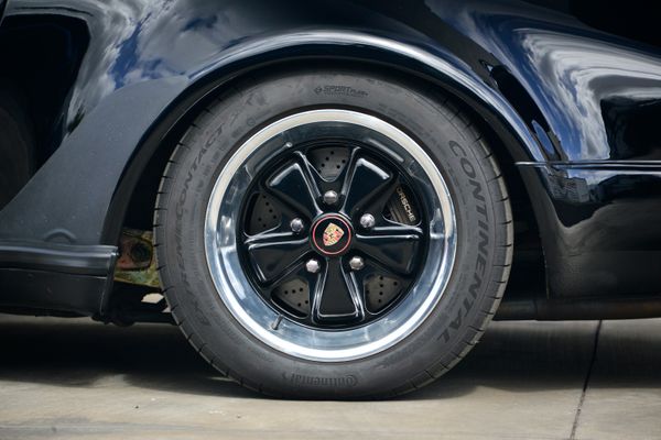1985 Porsche 930 for sale and sold by Sandbox Motors. A stunning black Turbo Coupe.