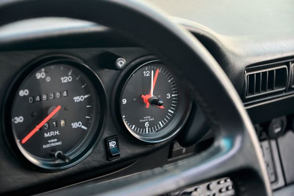 1985 Porsche 930 for sale and sold by Sandbox Motors. A stunning black Turbo Coupe.