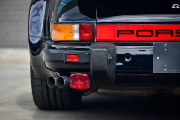 1985 Porsche 930 for sale and sold by Sandbox Motors. A stunning black Turbo Coupe.