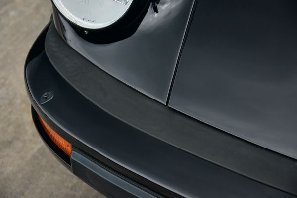 1985 Porsche 930 for sale and sold by Sandbox Motors. A stunning black Turbo Coupe.