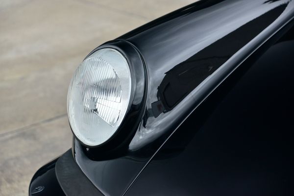 1985 Porsche 930 for sale and sold by Sandbox Motors. A stunning black Turbo Coupe.