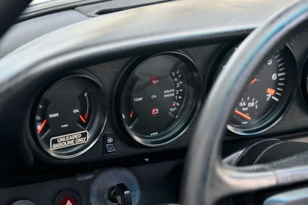 1985 Porsche 930 for sale and sold by Sandbox Motors. A stunning black Turbo Coupe.