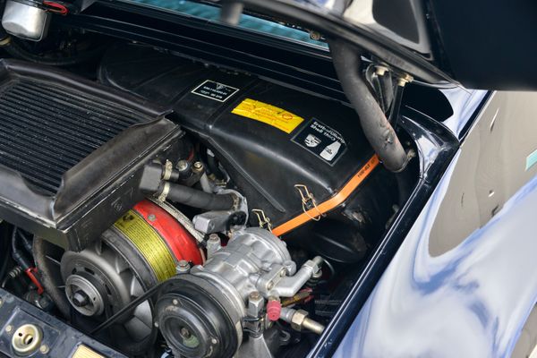 1985 Porsche 930 for sale and sold by Sandbox Motors. A stunning black Turbo Coupe.
