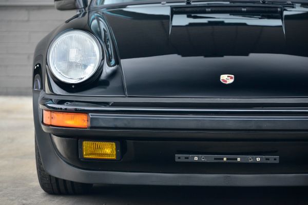 1985 Porsche 930 for sale and sold by Sandbox Motors. A stunning black Turbo Coupe.
