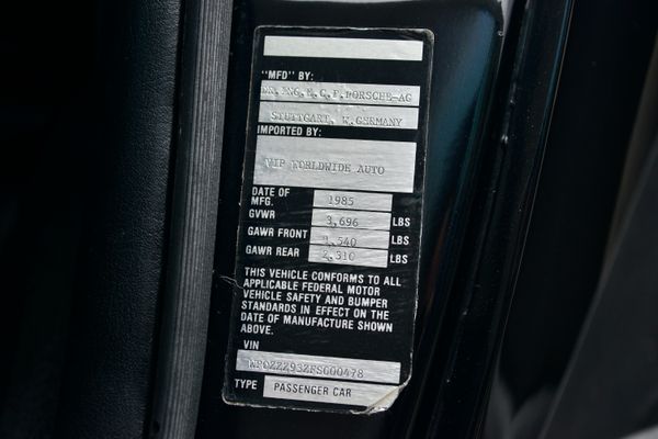 1985 Porsche 930 for sale and sold by Sandbox Motors. A stunning black Turbo Coupe.