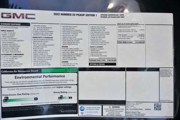 2022 GMC Hummer EV Edition 1