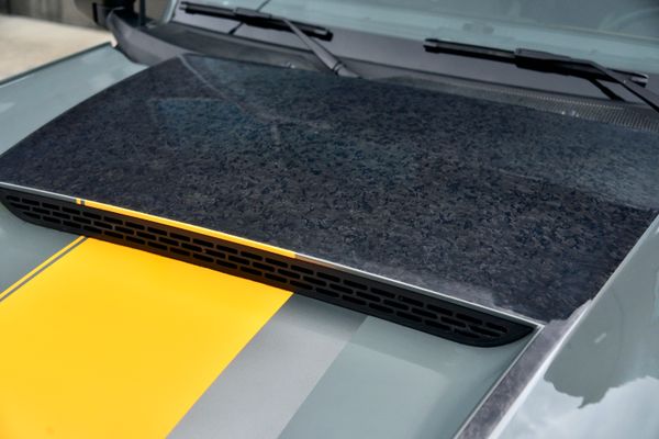 2022 Ford Bronco Wildtrak V6 4-Door, gray with orange accents, previously sold by Sandbox Motors