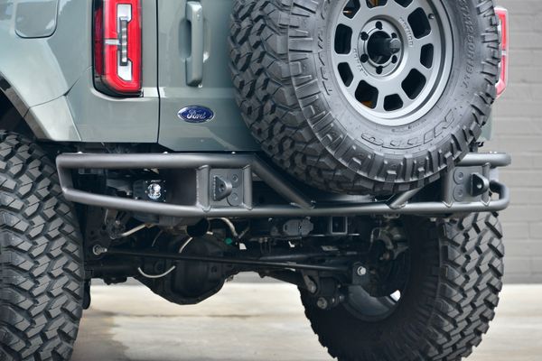 2022 Ford Bronco Wildtrak V6 4-Door, gray with orange accents, previously sold by Sandbox Motors