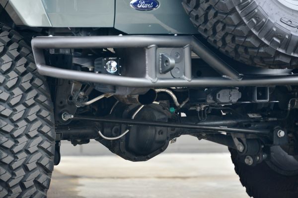 2022 Ford Bronco Wildtrak V6 4-Door, gray with orange accents, previously sold by Sandbox Motors