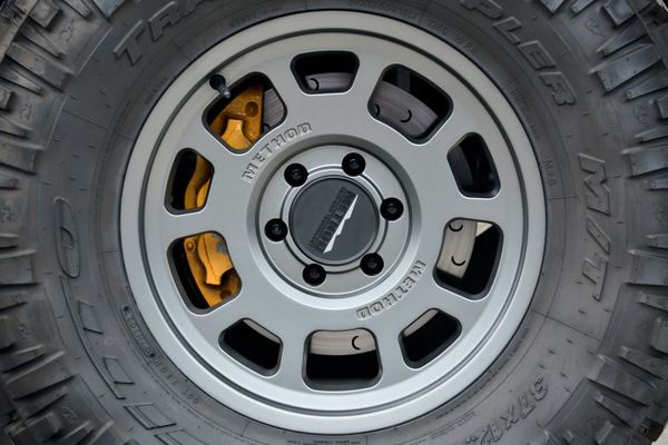 2022 Ford Bronco Wildtrak V6 4-Door, gray with orange accents, previously sold by Sandbox Motors