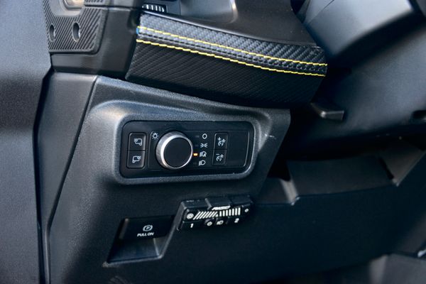 2022 Ford Bronco Wildtrak V6 4-Door, gray with orange accents, previously sold by Sandbox Motors