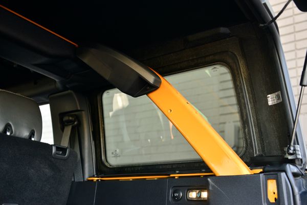 2022 Ford Bronco Wildtrak V6 4-Door, gray with orange accents, previously sold by Sandbox Motors