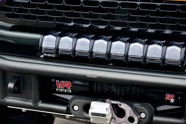 2022 Ford Bronco Wildtrak V6 4-Door, gray with orange accents, previously sold by Sandbox Motors