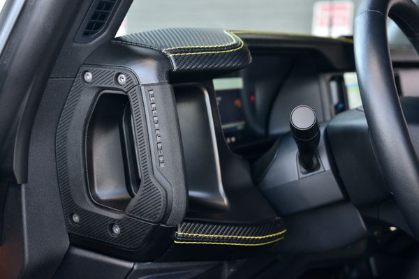 2022 Ford Bronco Wildtrak V6 4-Door, gray with orange accents, previously sold by Sandbox Motors