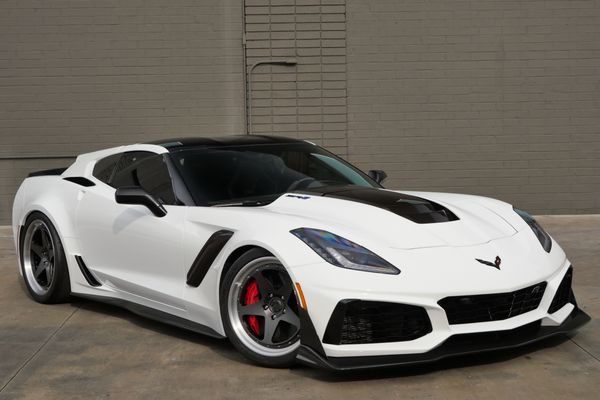 white 2019 Chevrolet Corvette ZR1 Premium sold by Sandbox Motors