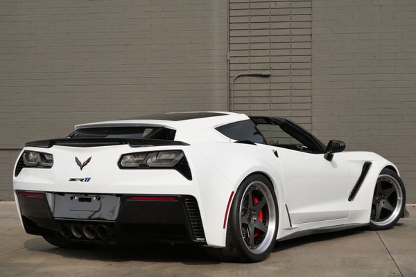 white 2019 Chevrolet Corvette ZR1 Premium sold by Sandbox Motors