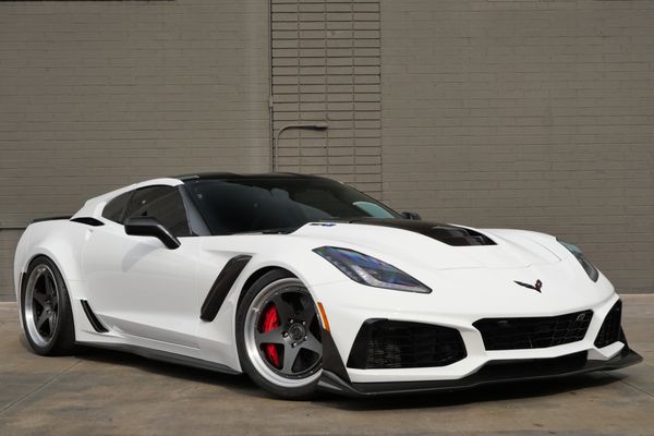 white 2019 Chevrolet Corvette ZR1 Premium sold by Sandbox Motors