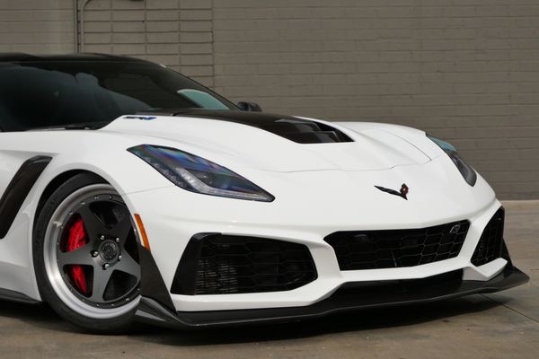 white 2019 Chevrolet Corvette ZR1 Premium sold by Sandbox Motors
