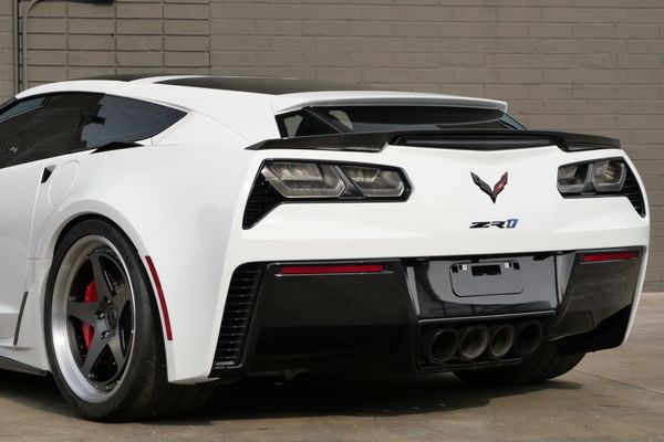 white 2019 Chevrolet Corvette ZR1 Premium sold by Sandbox Motors