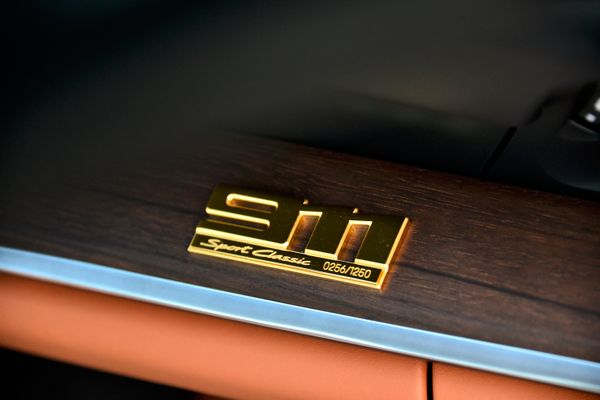2023 Porsche Sport Classic in Underberg Green, previously sold by Sandbox Motors