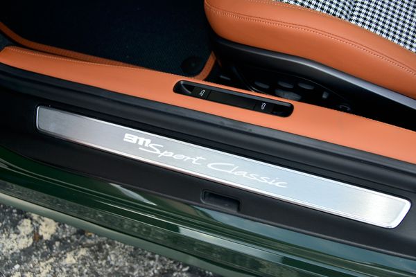 2023 Porsche Sport Classic in Underberg Green, previously sold by Sandbox Motors