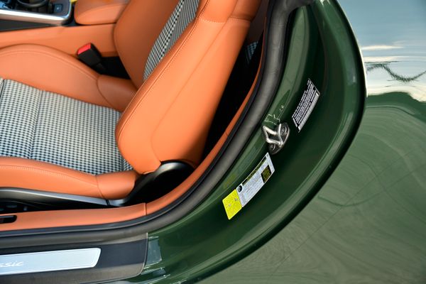 2023 Porsche Sport Classic in Underberg Green, previously sold by Sandbox Motors