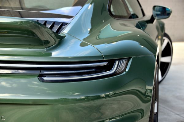 2023 Porsche Sport Classic in Underberg Green, previously sold by Sandbox Motors